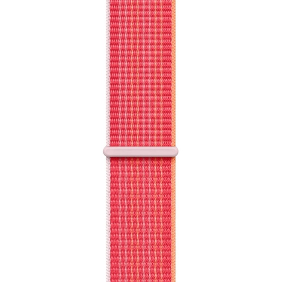 APPLE WATCH BAND Sport Loop 45mm (42/44/46/49) Genuine OEM Series 8 RED NEW - Picture 9 of 10